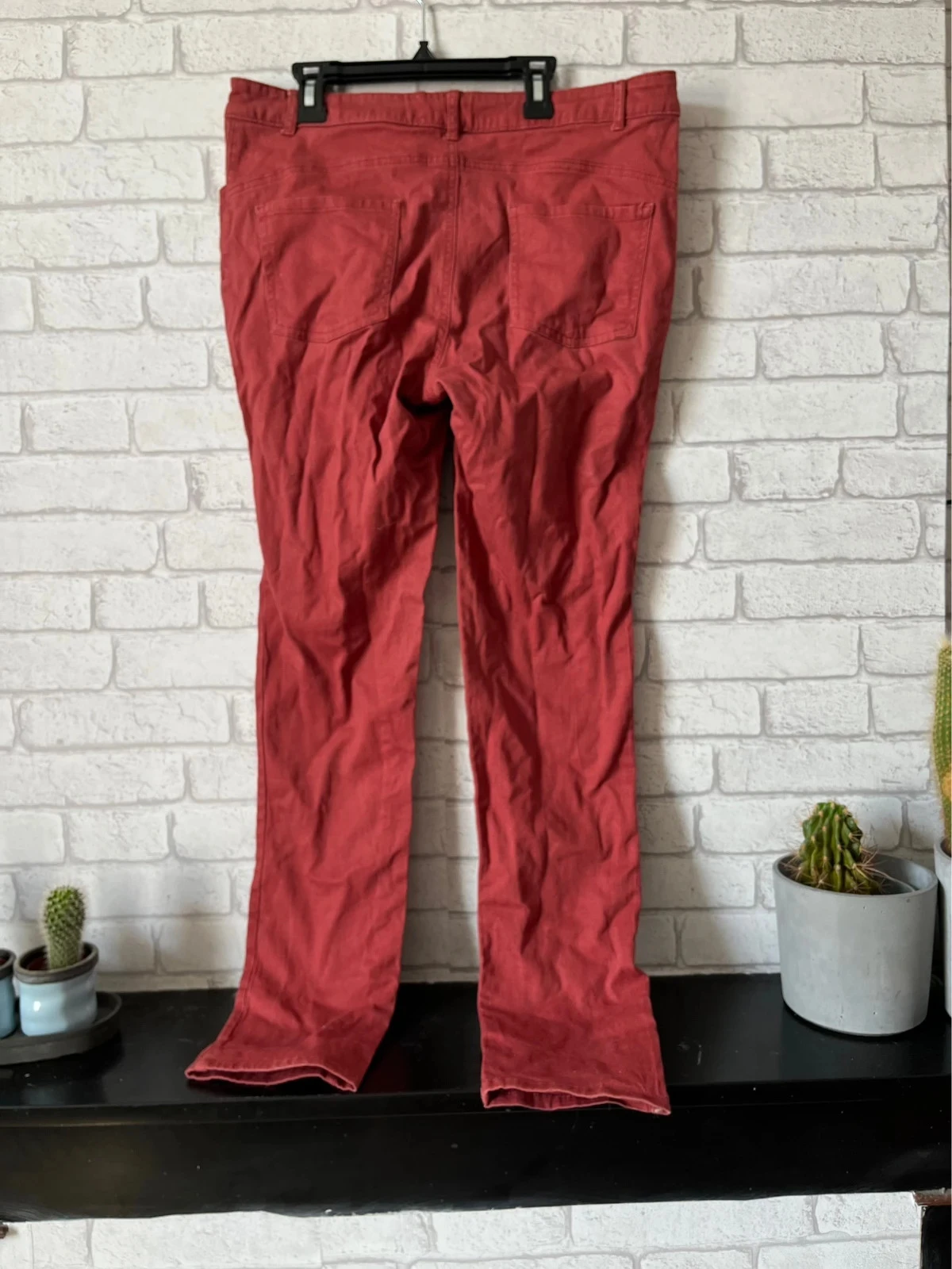 Jeans slim / calça feminina bordô – In Extenso – Tamanho 42 – photo 2